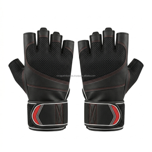 Gants de sport respirants en mesh à demi-doigts pour l'entraînement et la musculation avec logo personnalisé - Product Image 6