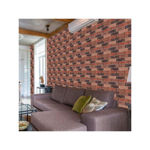 แผ่นผนังลายอิฐ 3 มิติ แบบติดเอง 30 ชิ้น กันน้ำ ลอกและติดได้เลย - Product Image 4