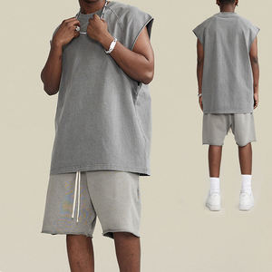 Débardeurs sans manches pour hommes, haute qualité, coupe oversize, personnalisables, très demandés - Product Image 2