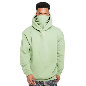 Custom Thermal Fleece Balaclava Hoodie 100% Cotton Regular Fit Breathable Quick Dry Autumn Street Fashion Full Face Hoodie - Product Image 1
