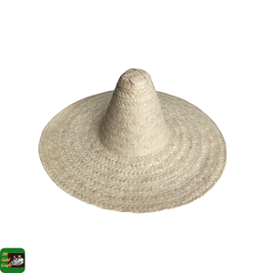 Chapeau de cowboy en paille tressée naturelle, style mexicain rayé, décontracté, pour la pêche, la plage, les voyages d'été, la mode en plein air, fabriqué au Vietnam - Product Image 2