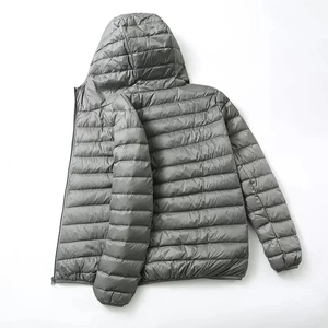 Chaqueta Acolchada Personalizable con Logotipo de Alta Calidad para Hombre, Temporada de Invierno, Cobertura Completa con Cuello Alto, Hecha de Tela de Lona - Product Image 1