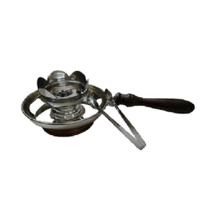 Brûleur d'encens en alliage de zinc au bois de santal Bakhoor arabe, 100% naturel, thérapeutique, mini porte-encens de luxe pour décorations du Ramadan - Product Image 1