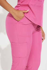 Uniformes Médicos Personalizados con Logotipo para Mujer, Conjuntos de Uniformes para Hospital, 94% Poliéster, 6% Spandex, Detección de Agujas - Product Image 4