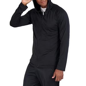 Veste de sport à fermeture éclair respirante à séchage rapide pour hommes, combinaison de fitness, veste à capuche d'entraînement à manches longues, 2026, vente en gros - Product Image 5