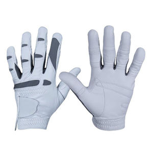 Gants de golf en cuir véritable blanc, respirants, unisexes, à enfiler, pour le sport, imperméables, à séchage rapide - Product Image 3