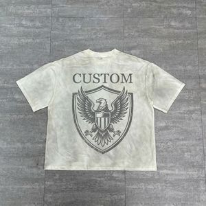 Fabricantes de Ropa Personalizada, Camisetas de Hombre 100% Algodón, Impresión DTG, Estilo Oversize, Lavado Ácido Vintage - Product Image 4