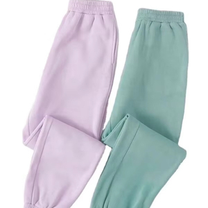 Pantalon décontracté pour homme 100% coton, respirant, séchage rapide, éco-responsable, taille haute élastique, en molleton - Product Image 2