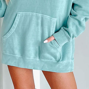 Nouveau style tendance 2026 : Sweat à capuche oversize en coton molletonné à épaules tombantes pour hommes et femmes, fabrication usine, conception de logo personnalisé - Product Image 6