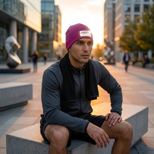 Gorro de punto para hombre, gorro de invierno con puño, gorro unisex estilo streetwear, gorro con logo personalizado, accesorio de moda al por mayor - Product Image 4