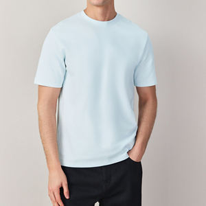 T-shirt personnalisé pour homme de haute qualité, options 100% polyester/coton, anti-rétrécissement, manches courtes, coupe ajustée, séchage rapide, respirant - Product Image 1