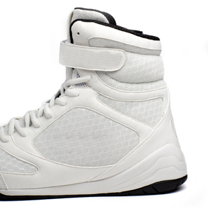 Chaussures de sport montantes pour hommes, personnalisées, imprimées et brodées, en PU, respirantes, légères et antidérapantes, pour la lutte et la boxe, vente en gros - Product Image 6