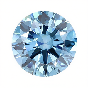 Diamant en vrac certifié IGI, 8,01 carats, rond, SI2, cultivé en laboratoire, couleur vive fantaisie, percé au laser, pour la fabrication de bijoux - Product Image 2