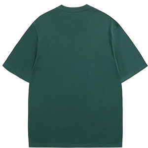 Camiseta Oversize de Verano Verde Bosque en Jersey Liso |   Camiseta Urbana de Algodón Premium |   Camiseta Minimalista Unisex - Product Image 2
