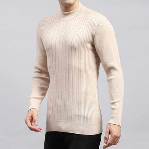 Camiseta Básica de Moda para Hombre, Cuello Alto, 100% Algodón, Ecológica, Transpirable, Estilo Oversize - Product Image 6