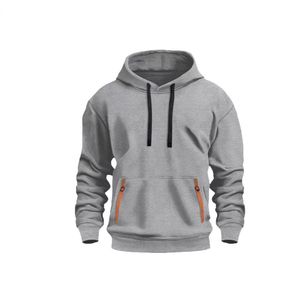 <b>Mens</b> Custom Fleece Hoodie <b>Pullover</b> Heavyweight Blank Hooded Sweatshirt Zipper Pocket - Product Image 5
