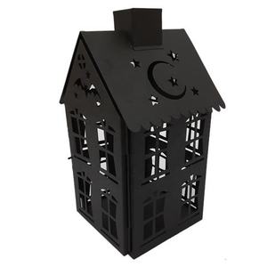 Nouvelle arrivée : lanterne suspendue argentée pour la maison, les villas, éclairage de sol et de table, lanterne décorative, porte-bougie en métal - Product Image 2