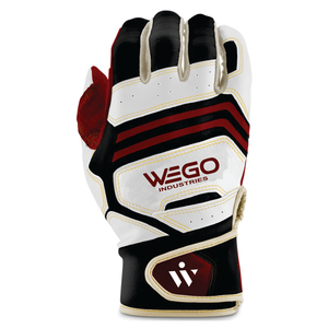Guantes de bateo de béisbol profesionales de piel de cabra lisa con puño corto para jóvenes 2026 - Product Image 4