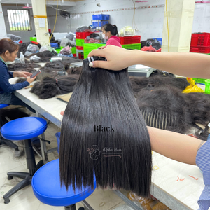 Extensiones de Cabello Remy Vietnamita Virgen Natural Liso Espejo, Súper Grueso en las Puntas, Súper Doble Trama, Listo para Enviar, Paquetes al por Mayor VIP - Product Image 4