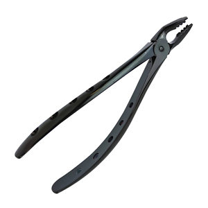 Pince à extraction dentaire interne molaire inférieure Pince à poignée diamantée Pince à dent dentaire antérieure à usage facile - Product Image 2