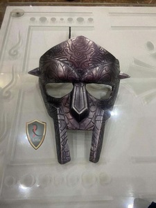 หน้ากากนักรบ MF Doom, หมวกเหล็กคลุมหน้าเต็มใบ, ชุดเกราะยุคกลางสำหรับคอสเพลย์ KULSOOM - Product Image 2