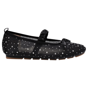 Ann'S Women Mesh <b>Flats</b> Square Toe Ankle Strap Dress Black Mesh <b>Flats</b> Mary Jane <b>Flats</b> Women's Mesh <b>Flats</b> - Product Image 2