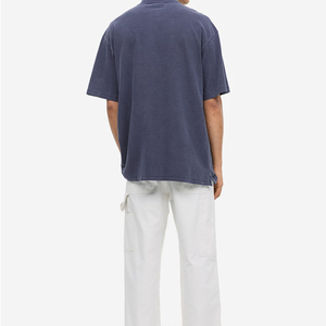 Polo brodé personnalisé OEM en gros, grande taille, contrastant, en coton, à manches courtes, pour hommes, pour le golf - Product Image 2