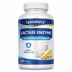 Tabletas de Enzima Lactasa, Suplemento para la Digestión de Lactosa, Fabricante de Marca Privada OEM - Product Image 1