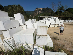 Bloque de Mármol Blanco Cristalino de Vietnam, Gran Tamaño, Directo de Cantera, Mármol Natural Impermeable, para Uso en Interiores de Apartamentos Modernos, Ecológico - Product Image 4