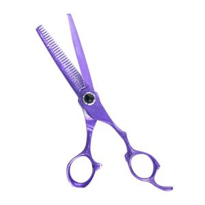 Ciseaux à cheveux professionnels en acier inoxydable de 6,5 pouces à lame droite, tranchants, pour salon et usage domestique, fournitures de beauté - Product Image 3