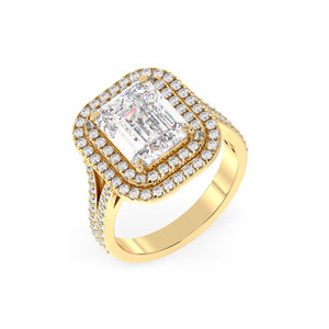 REYES – bague de fiançailles minimaliste en argent Sterling 925 pour femmes, design classique, cadeau de fiançailles, bijoux fins - Product Image 1