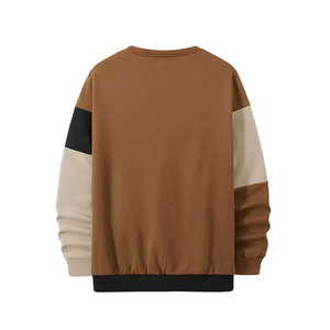 Sudadera para Hombre de Talla Grande, con Contraste de Color, Transpirable, Prenda Básica de Algodón Tejido, Diseño Moderno - Product Image 2