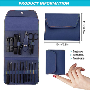 Juego de Manicura y Pedicura de Acero Inoxidable 3 en 1, de Alta Calidad, Duradero y Lujoso, para el Cuidado de las Uñas en Casa, Ideal para Regalo - Product Image 3