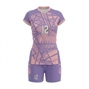 Conjunto de Uniforme de Voleibol Personalizado, Transpirable, de Secado Rápido, con Malla, Impresión por Sublimación, 100% Poliéster, Unisex, al por Mayor - Product Image 2