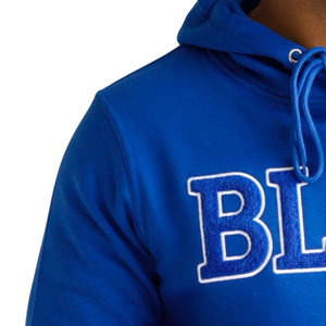 Sweat à capuche en chenille Phi Beta Sigma BLUΦ bleu roi pour homme, avec lettres grecques, vêtement de fraternité premium, classique - Product Image 3