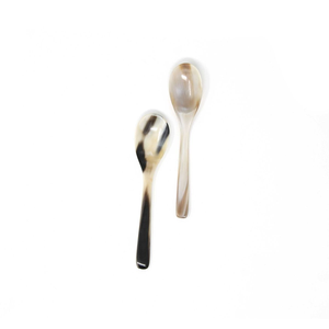 100% Horn Spoon Eco-Friendly Classic <b>Mirror</b> Polish <b>Coffee</b> & Dining <b>Table</b> Spoon for Party Use - Product Image 1