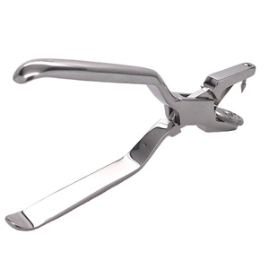 Durable Easy Grip Combo <b>Dog</b> & Small Animal Ear Punch Ear <b>Tag</b> Punch for Mice Rats C Type 1.5mm 2mm Veterinary Use Pliers - Product Image 2