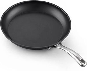 Modern Kitchen Nonstick Deep Frying <b>Pan</b> with Lid Induction Ready Heavy Gauge Aluminum Body - Product Image 6