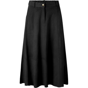 High Quality Women Genuine Leather Ankle-Length Custom Logo High Waist Bodycon Breathable <b>Winter</b> <b>Skirt</b> <b>Ladies</b> Fashion OEM - Product Image 1