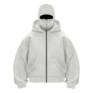 Veste zippée style punk rock personnalisée, style Underground Drill, en polaire épaisse, sans cordon de serrage, type survêtement - Product Image 4