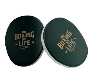 No Boxing No Life Guantes de Boxeo Curvos para Entrenamiento Profesional - Guantes de Enfoque de Alta Calidad, Cuero PU de Primera Calidad, Dedos Completos AS-FP-65 - Product Image 2