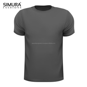 Nouveau design T-shirts pour hommes en coton/polyester à col rond, manches courtes, grande taille, épaules tombantes, style décontracté chic, écologiques, prix de gros - Product Image 3