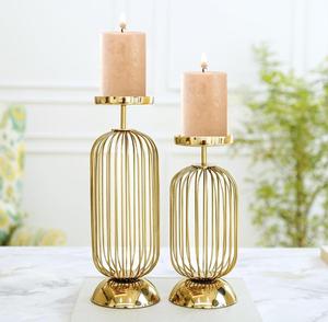 Minimalist <b>Brass</b> Taper Candle Holder Stylish Matte Black Metal with Artistic Design Delicate Vintage Candle Jars & <b>Lanterns</b> - Product Image 5