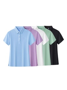 Polo de Algodón 2026 Unisex, Liso, con 3 Botones, Manga Corta, Camiseta Polo para Mujer, de Calidad, Casual, Holgada, Básica - Product Image 6