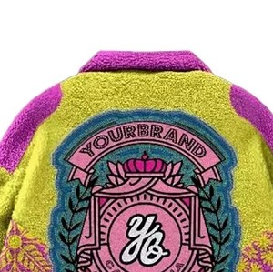 Veste en cuir de qualité supérieure pour hommes, style universitaire, avec patch brodé en chenille, service d'échantillons OEM ODM disponible - Product Image 2
