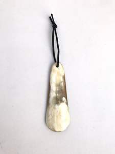 Calzador de Cuerno de Búfalo Auténtico 100% Lujoso Hecho a Mano Ecológico con Tira de Cuero Estilo Moderno Antiguo Tamaño Personalizado - Product Image 5