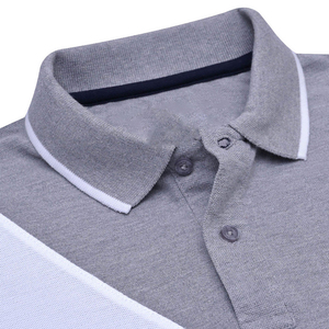 Camiseta Premium Personalizada de Punto para Hombre, Diseño Color Block, Manga Corta, Transpirable, Informal, para Negocios o Golf, con Paneles en Contraste - Product Image 5
