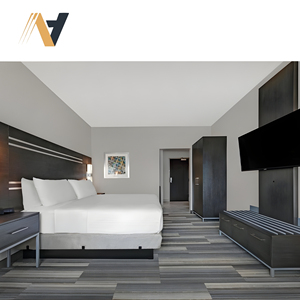 Juego de Muebles para Dormitorio de Hotel con Cama Queen Size que Ahorra Espacio, para Mejorar Habitaciones Comerciales, Holiday Inn - Product Image 3