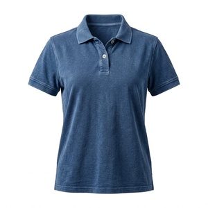 Polo court OEM pour femmes, polo tendance pour jeunes femmes américaines, marques, boutiques, étiquette privée, collections d'été - Product Image 1