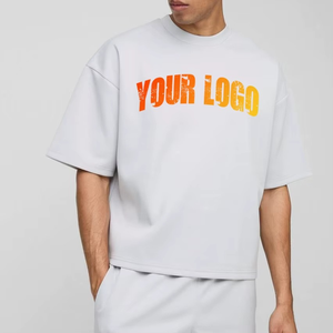 Direct Factory Men T Shirt and Shorts <b>Set</b> Cotton Casual Sports Daily Wear Clothing <b>Set</b> Manufacturer OEM - Product Image 5